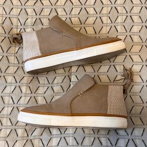 Brown Sneaker Style Flats